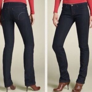 Joe's Jeans Cigarette Fit Dark Blue Jeans Sz 26 Mulholland Wash Straight Leg